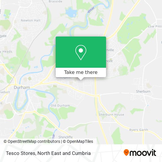 Tesco Stores map