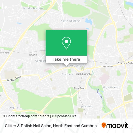 Glitter & Polish Nail Salon map