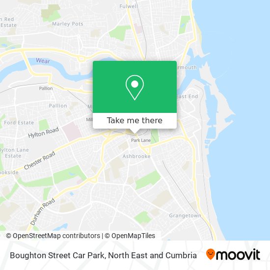 Boughton Street Car Park map