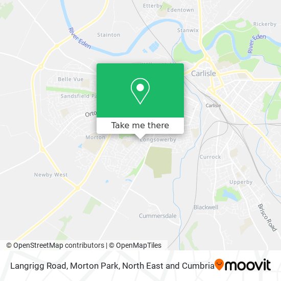 Langrigg Road, Morton Park map