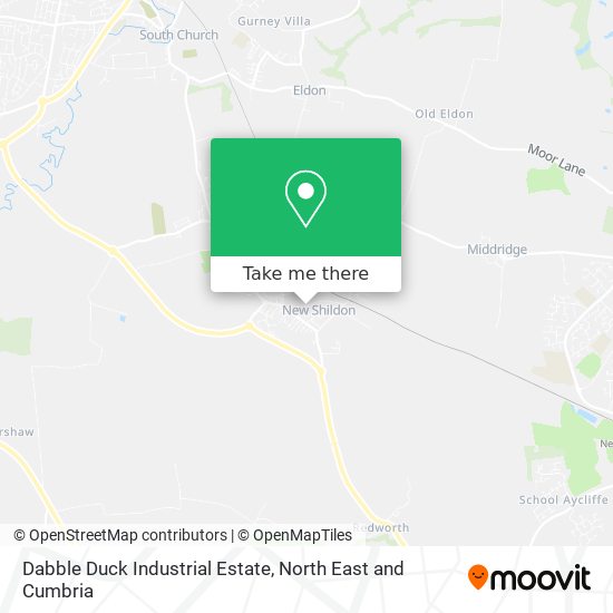 Dabble Duck Industrial Estate map
