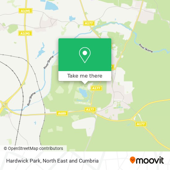 Hardwick Park map