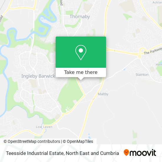 Teesside Industrial Estate map