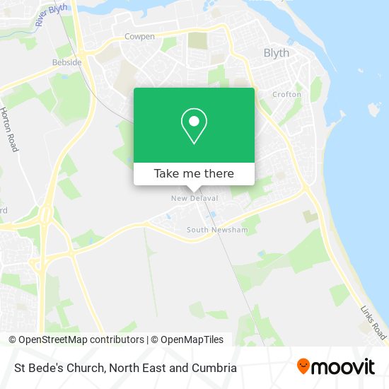St Bede's Church map