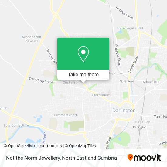 Not the Norm Jewellery map