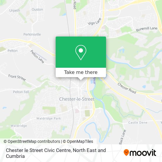 Chester le Street Civic Centre map
