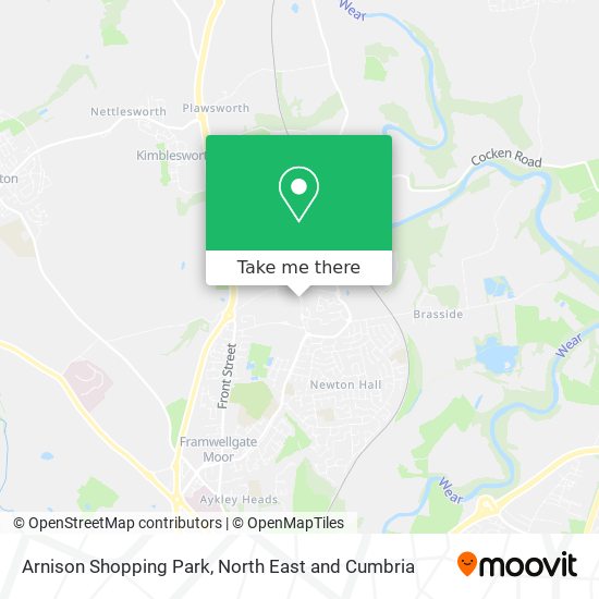 Arnison Shopping Park map