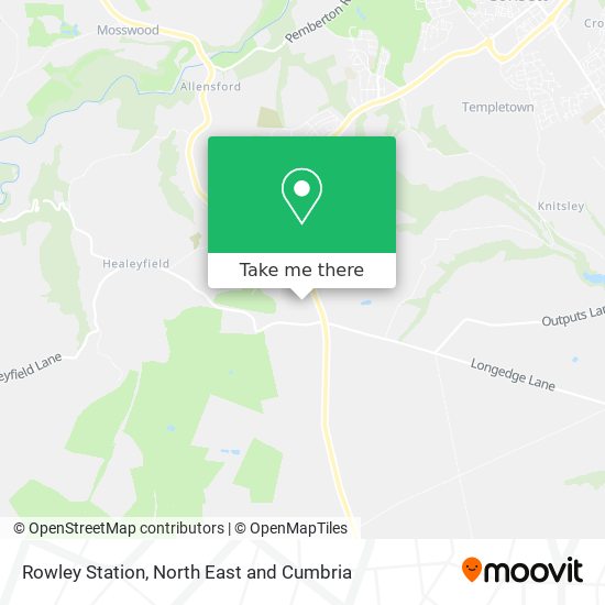 Rowley Station map