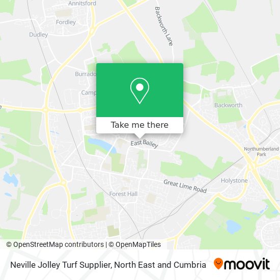 Neville Jolley Turf Supplier map