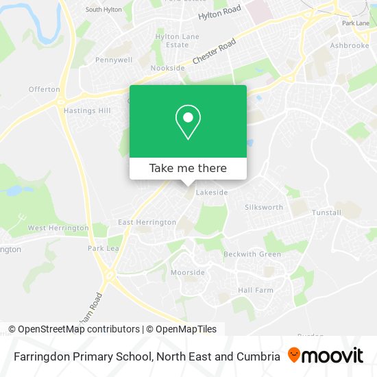 Farringdon Primary School map