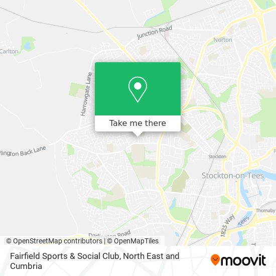 Fairfield Sports & Social Club map