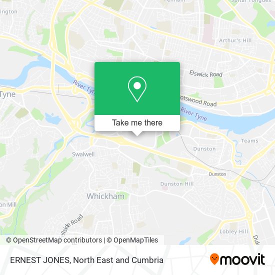 ERNEST JONES map