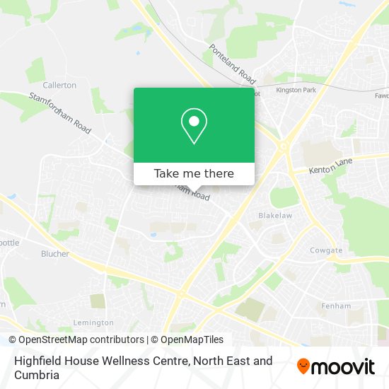 Highfield House Wellness Centre map
