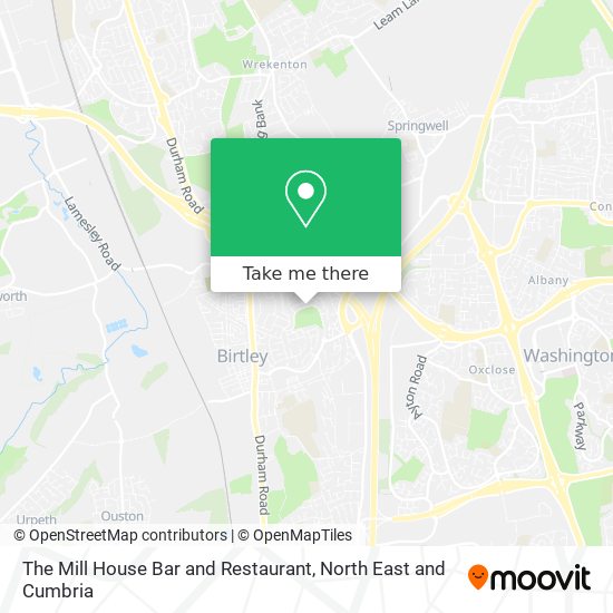 The Mill House Bar and Restaurant map