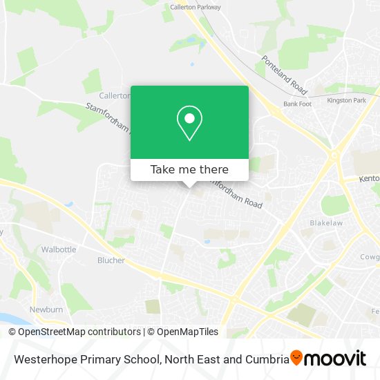 Westerhope Primary School map
