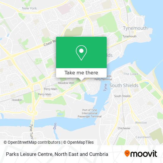 Parks Leisure Centre map