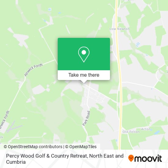 Percy Wood Golf & Country Retreat map