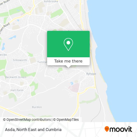 Asda map