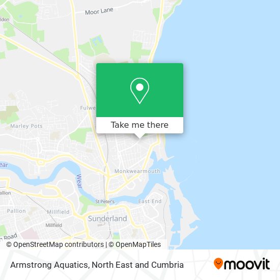 Armstrong Aquatics map