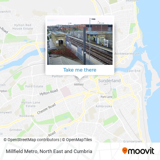 Millfield Metro map
