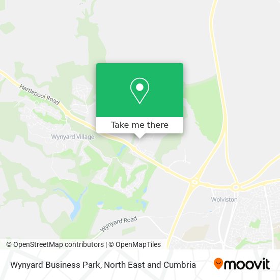 Wynyard Business Park map