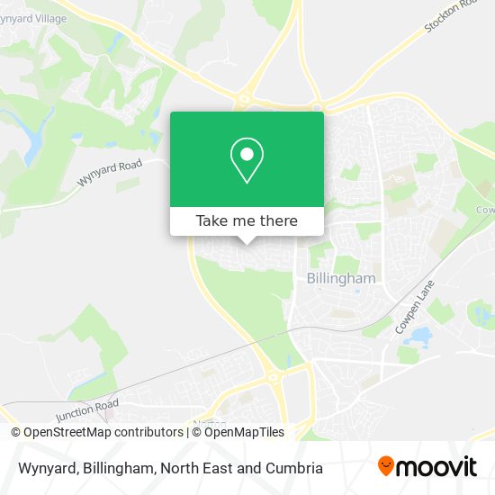 Wynyard, Billingham map