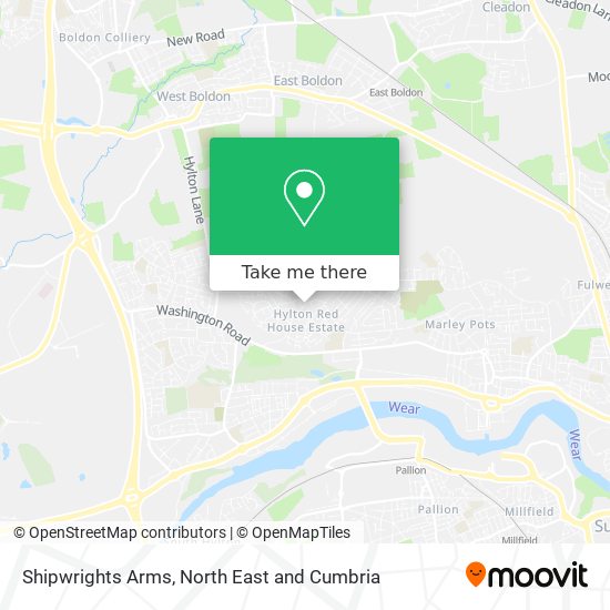 Shipwrights Arms map