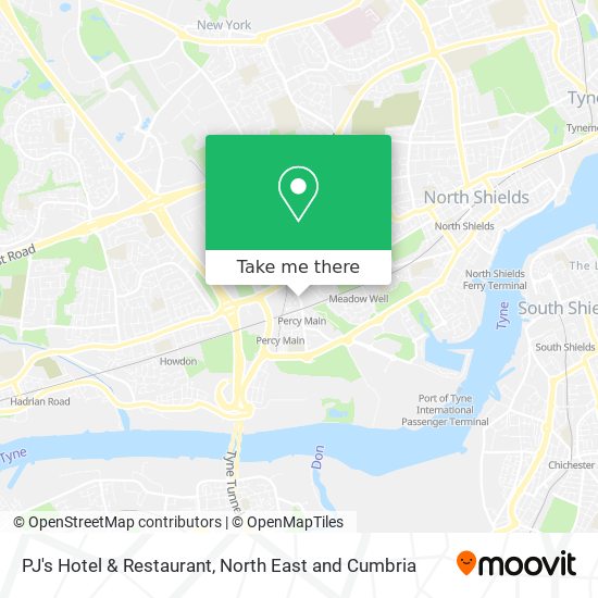 PJ's Hotel & Restaurant map