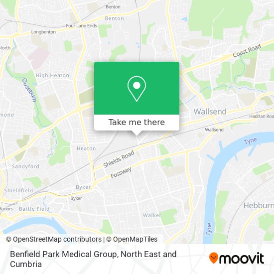 Benfield Park Medical Group map