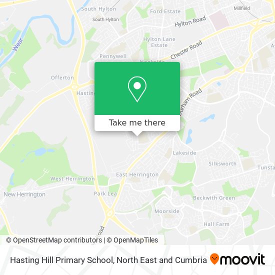 Hasting Hill Primary School map