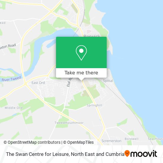 The Swan Centre for Leisure map