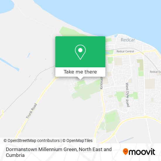 Dormanstown Millennium Green map