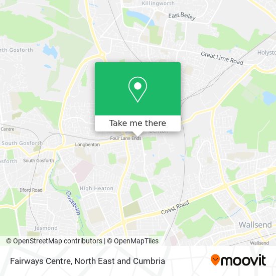 Fairways Centre map