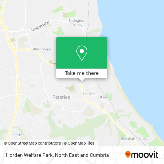 Horden Welfare Park map