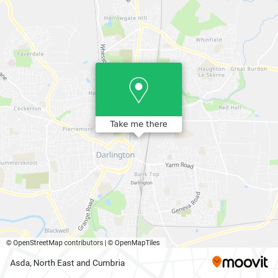 Asda map