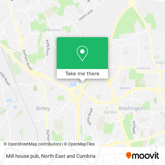 Mill house pub map
