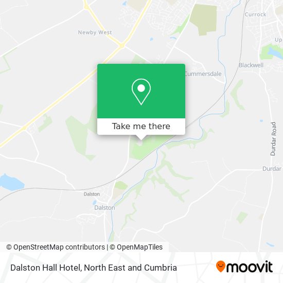 Dalston Hall Hotel map