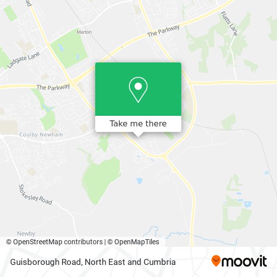 Guisborough Road map