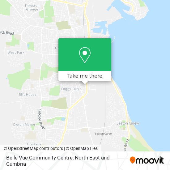 Belle Vue Community Centre map