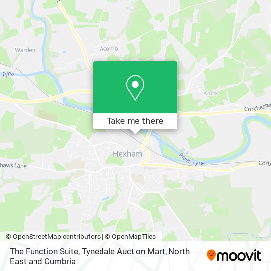 The Function Suite, Tynedale Auction Mart map