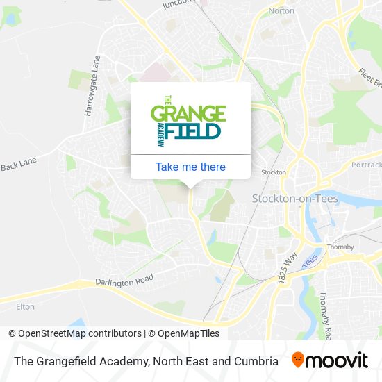 The Grangefield Academy map