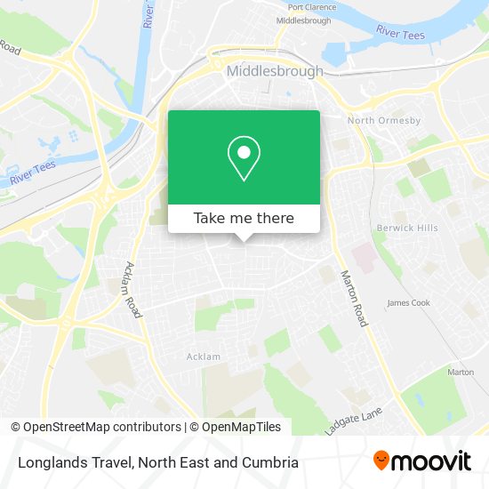 Longlands Travel map