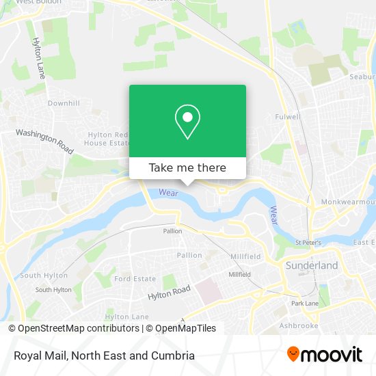 Royal Mail map