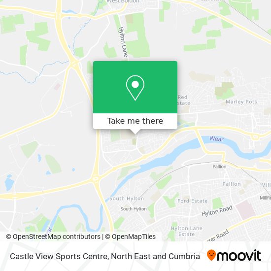 Castle View Sports Centre map