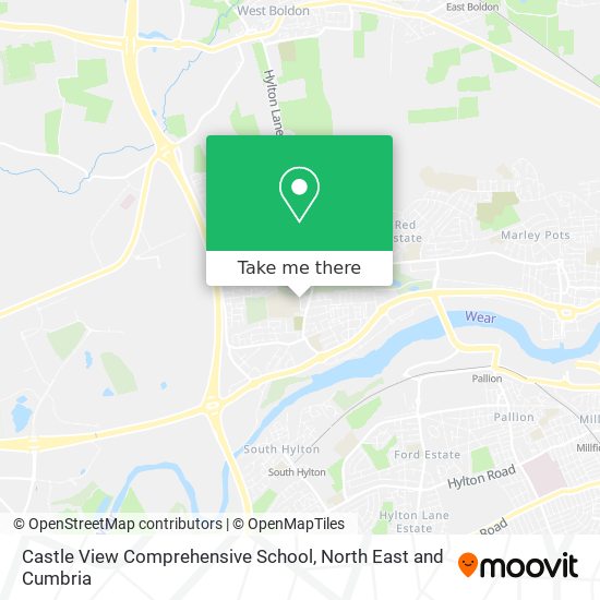 Castle View Comprehensive School map