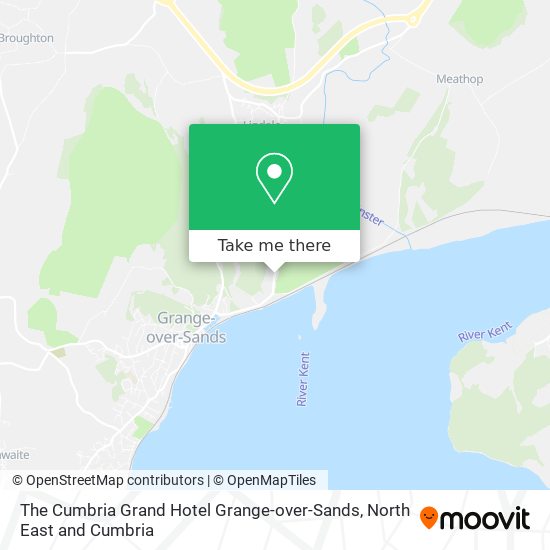 The Cumbria Grand Hotel Grange-over-Sands map