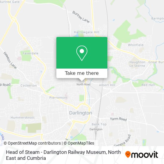 Head of Steam - Darlington Railway Museum map