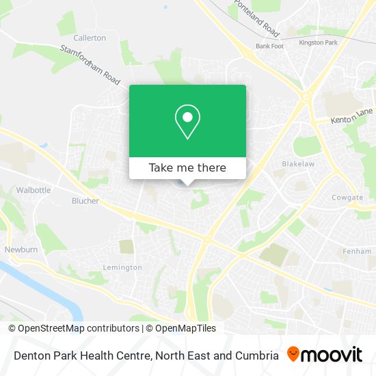 Denton Park Health Centre map