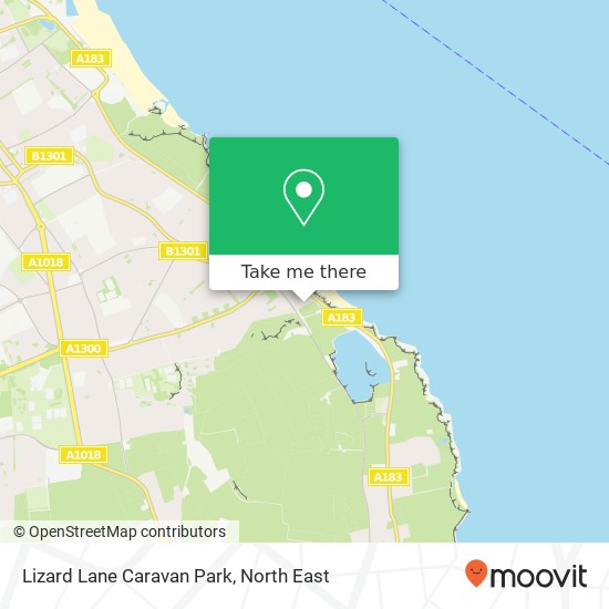 Lizard Lane Caravan Park map