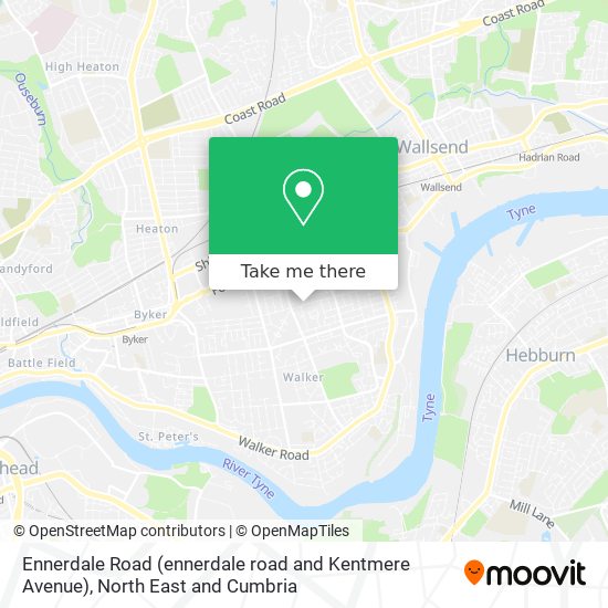 Ennerdale Road (ennerdale road and Kentmere Avenue) map